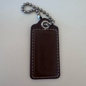 COACH Leather Hangtag